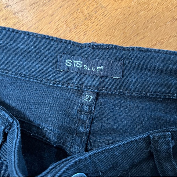 Black Denim Shorts - Picture 4 of 4